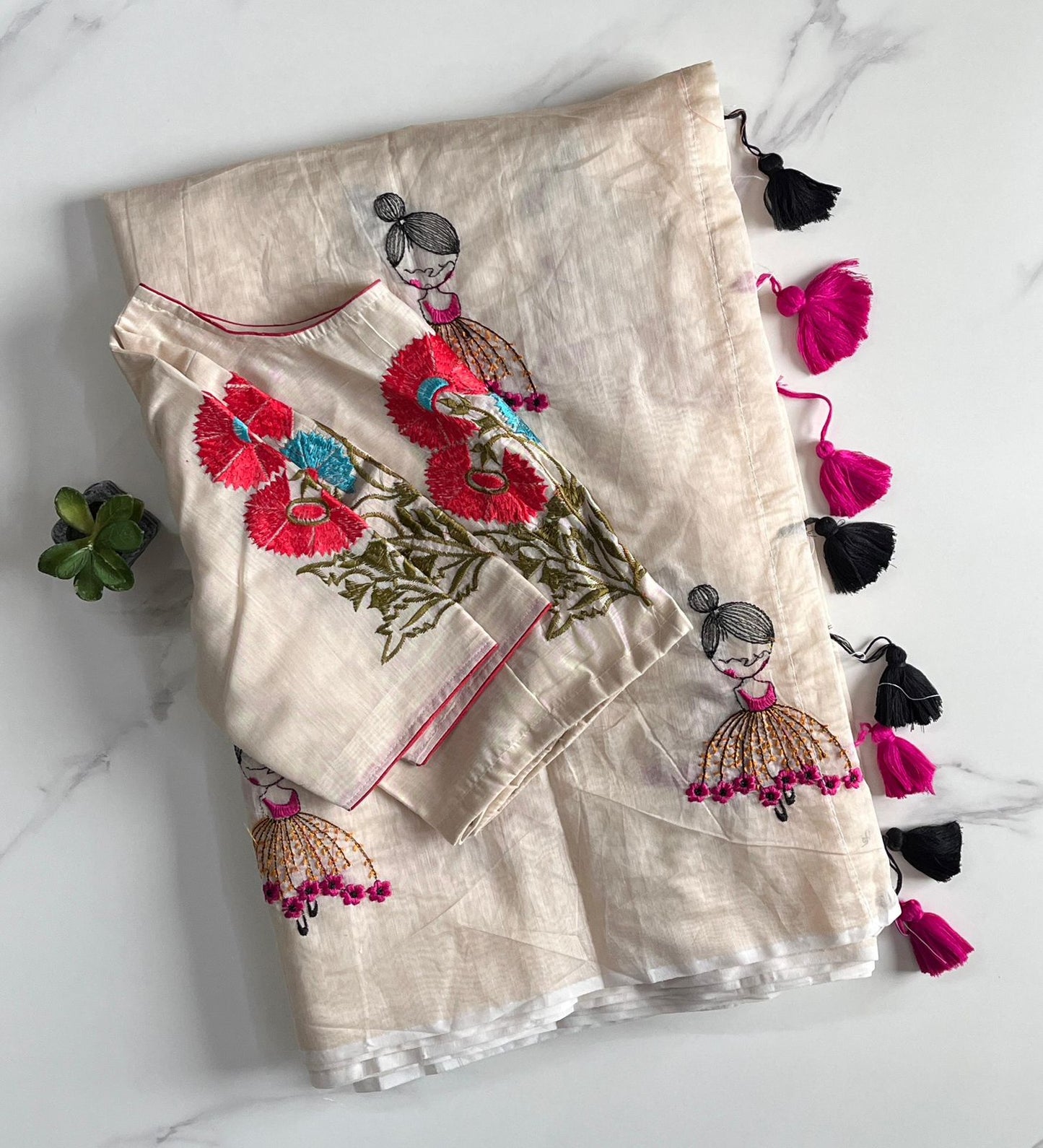 Premium chanderi saree