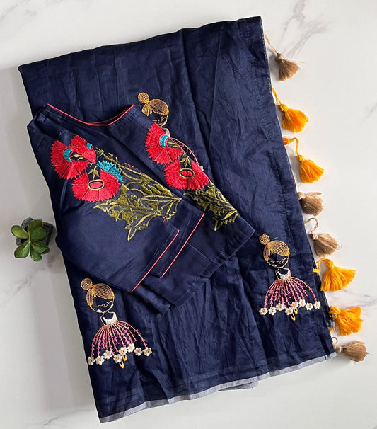 Premium chanderi saree