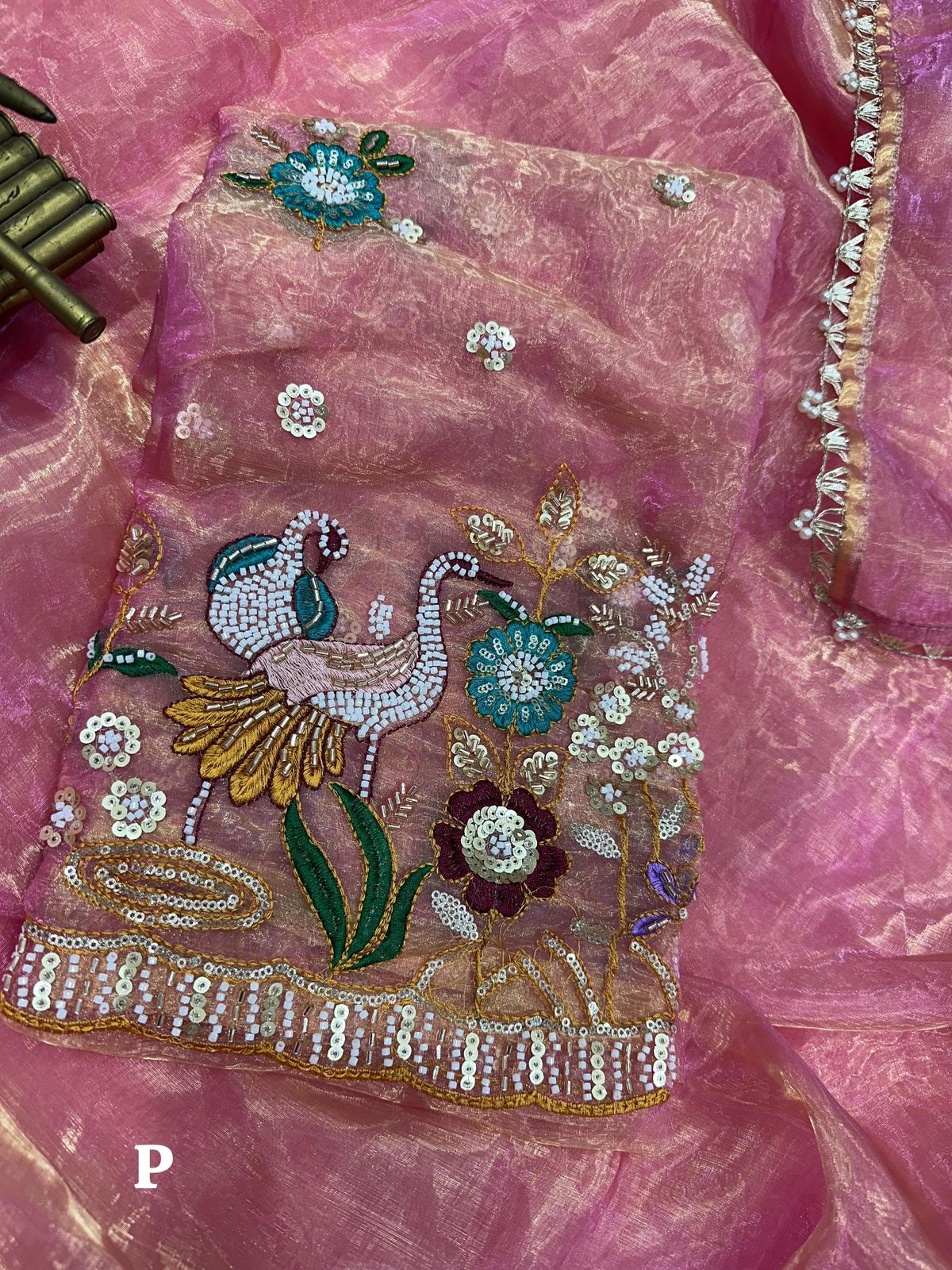 Liquid Organza Saree