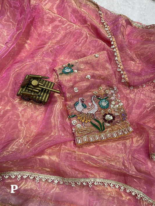 Liquid Organza Saree