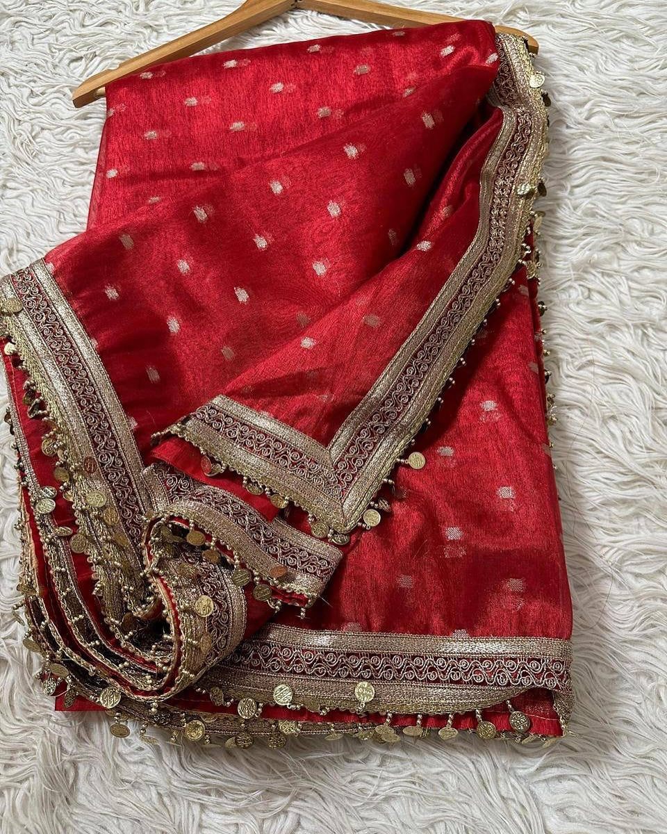 BANARASI SOFT TISSUE SILK SAREE