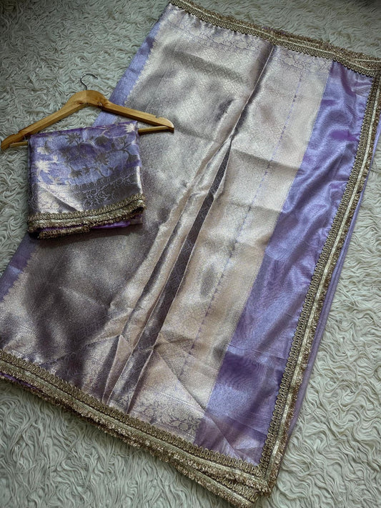 Premium tissue maharani saree
