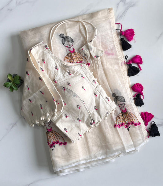 Premium chanderi saree