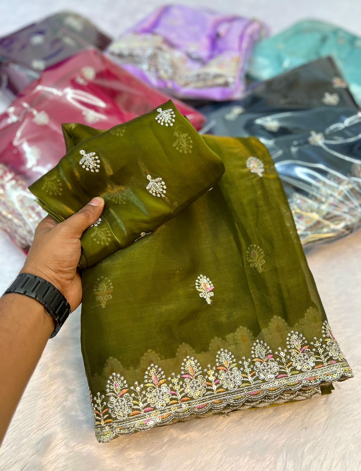 Jimmy Choo Fabric Saree