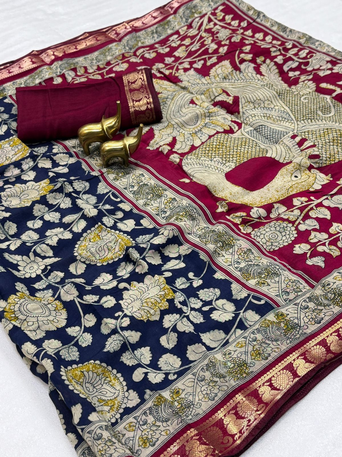 Beautiful Mangalagiri silk saree