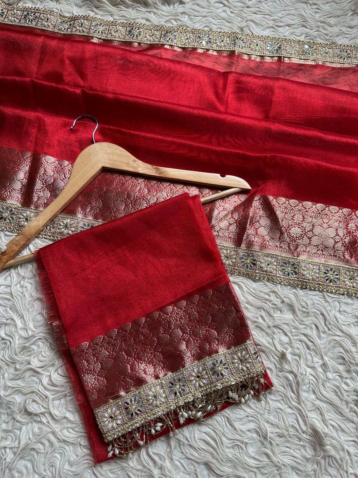 Premium Tissue Maharani Silk Saree