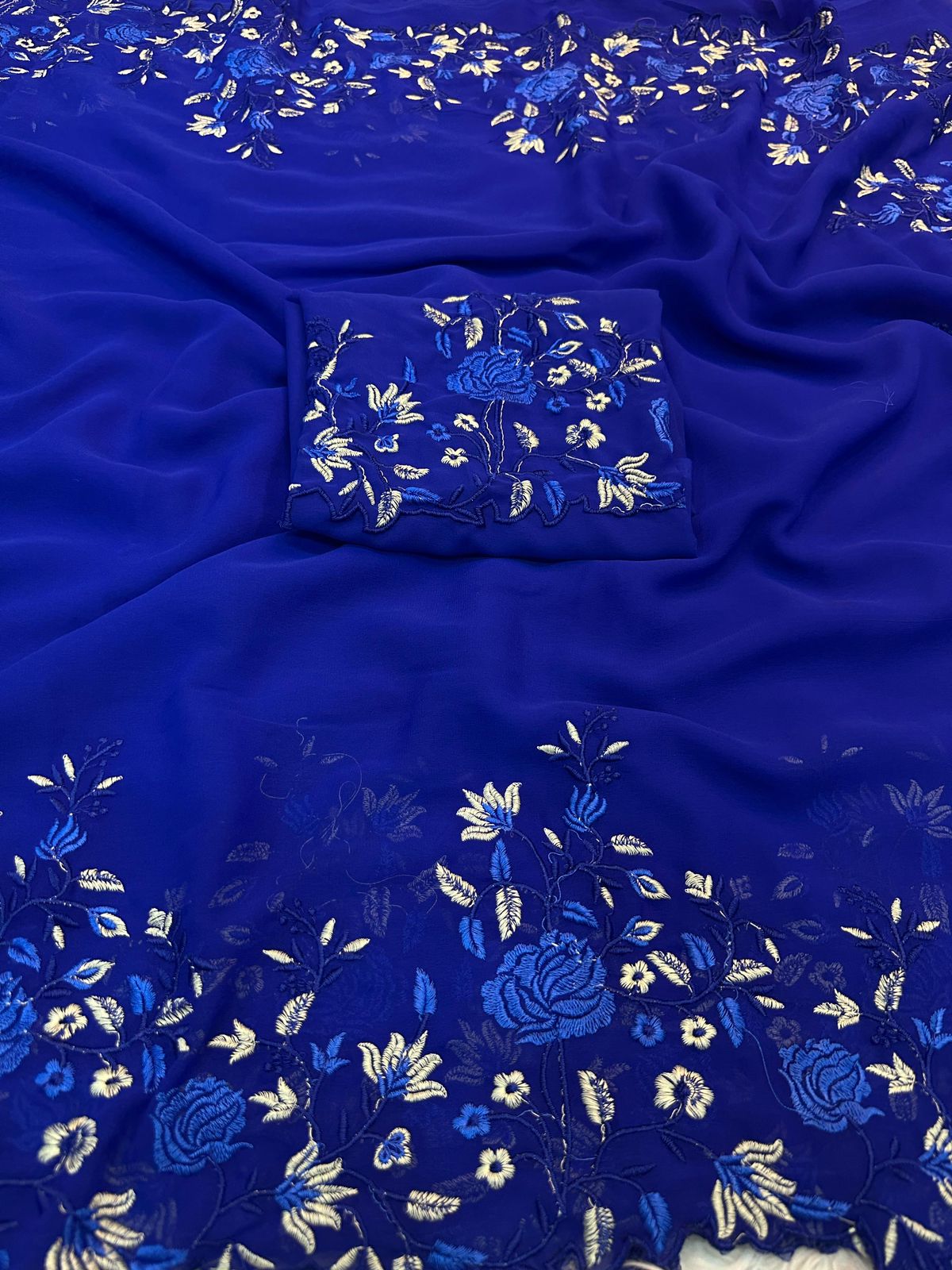 Pure georgette saree