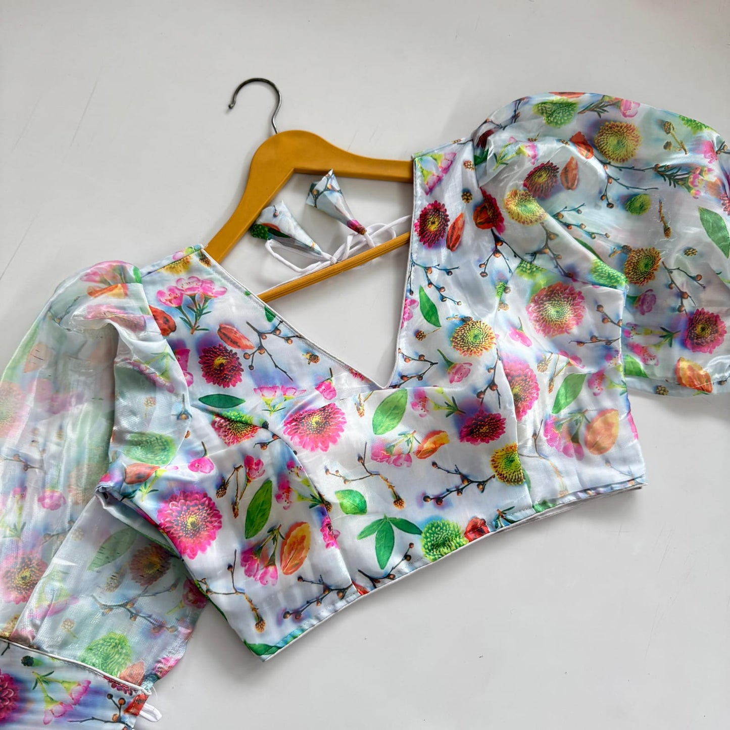 Kalamkari print print all over blouse