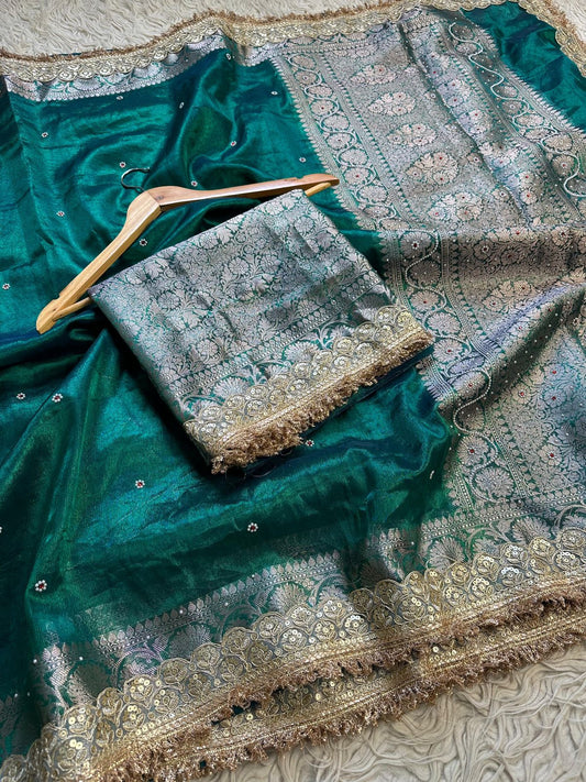 Banarasi Maharani Tissue Saree