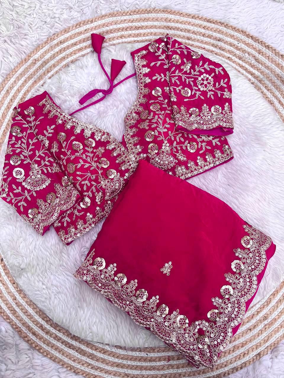 Fendy Satin Silk Saree