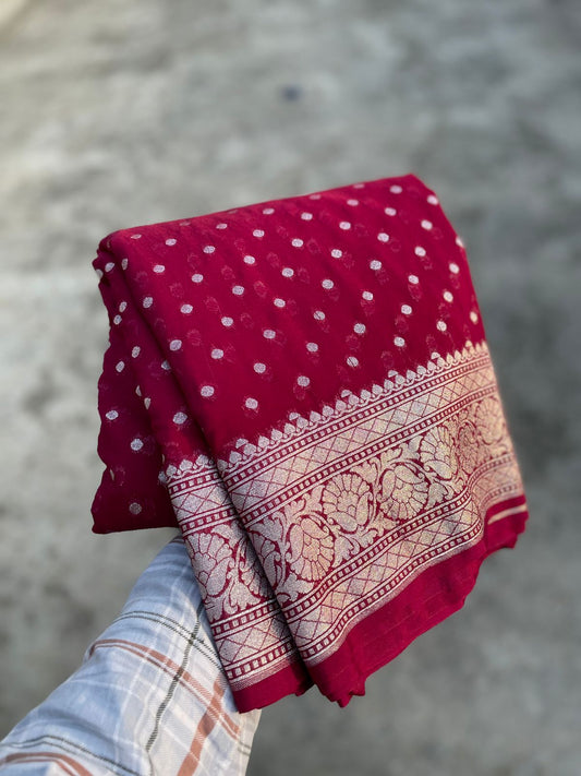 Banaras Handloom Katan Silk Saree