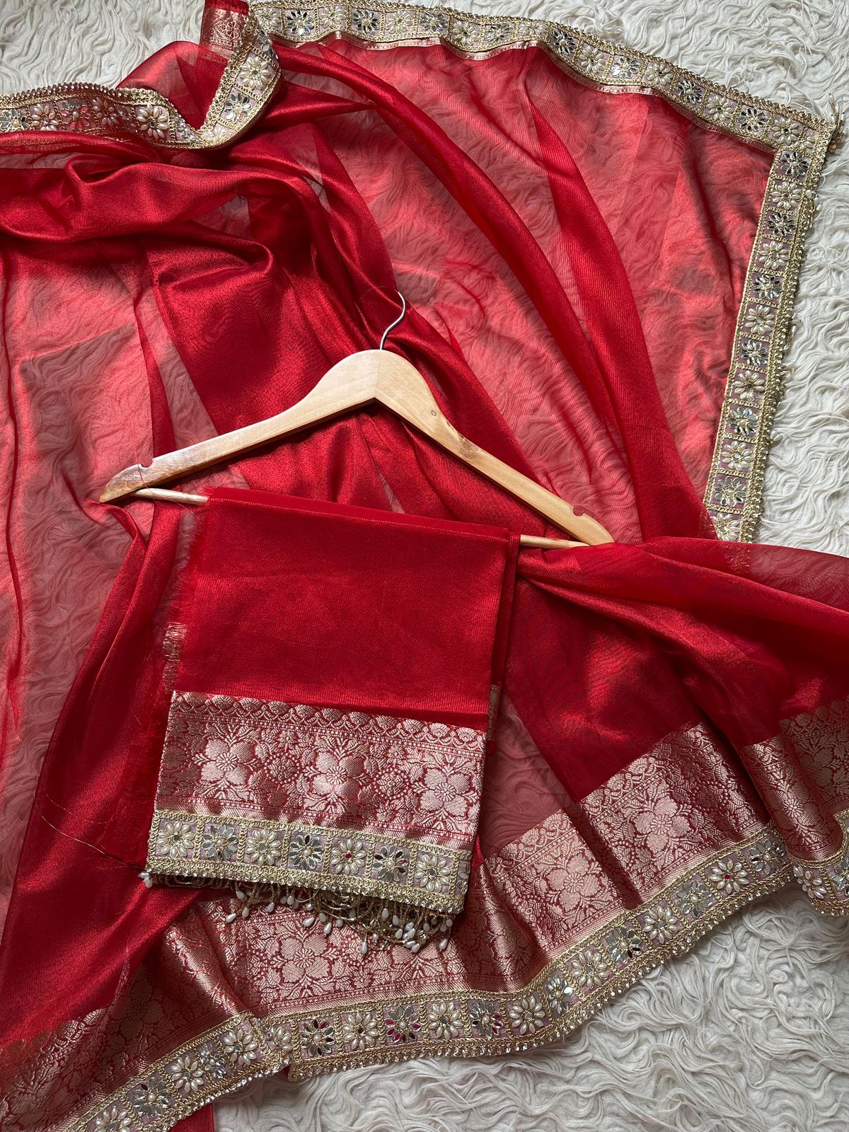 Premium Tissue Maharani Silk Saree