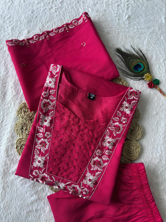 Kurti Pant Dupatta Set