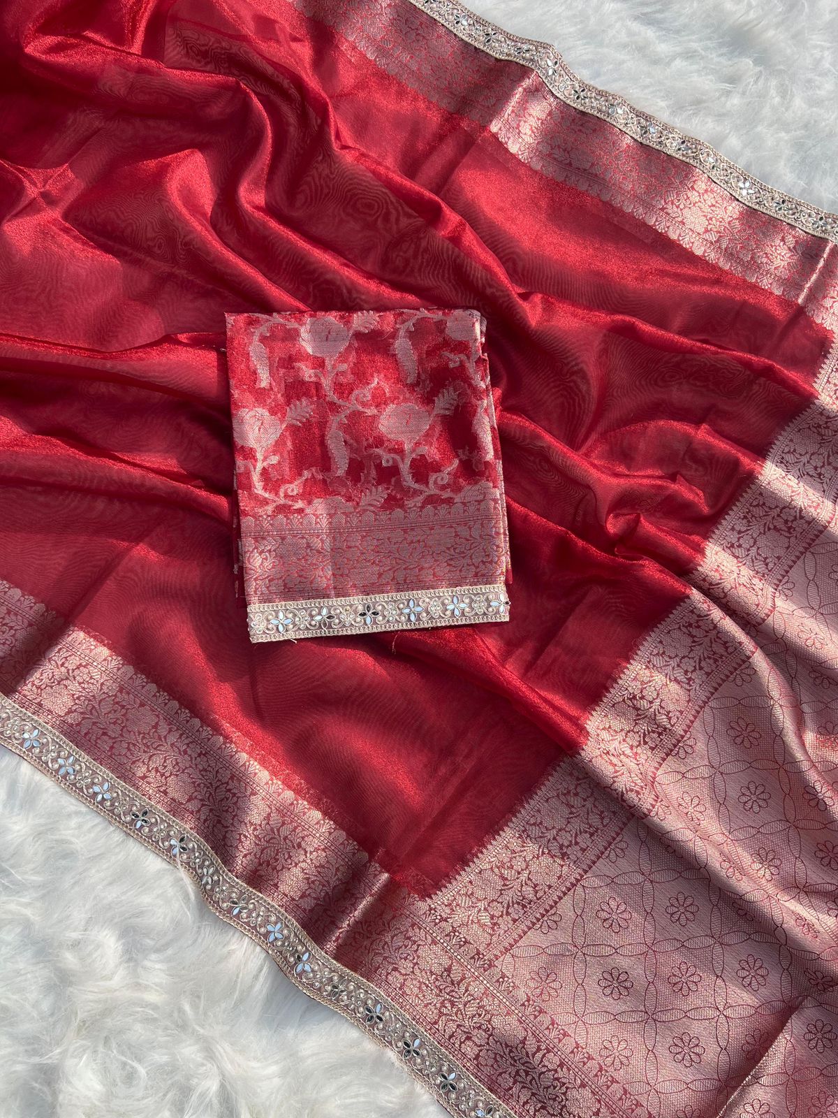 Banarasi tissue soft silk saree