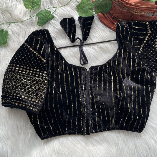 Velvet Bridal Blouse