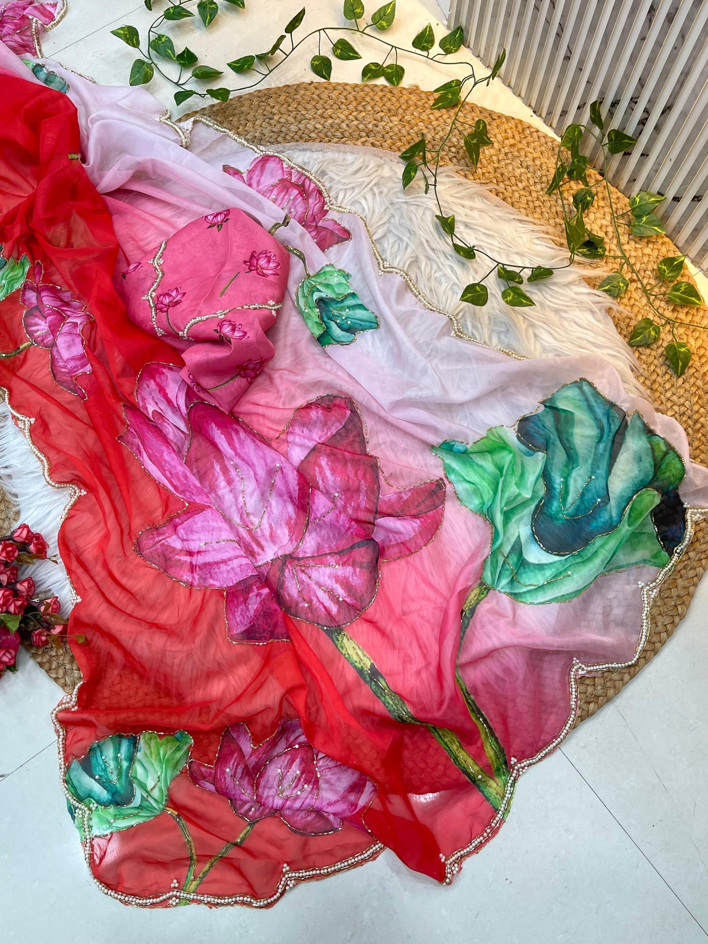 Pure Soft Teby Silk Saree