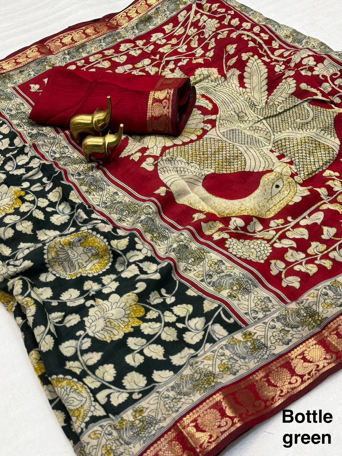 Beautiful Mangalagiri silk saree