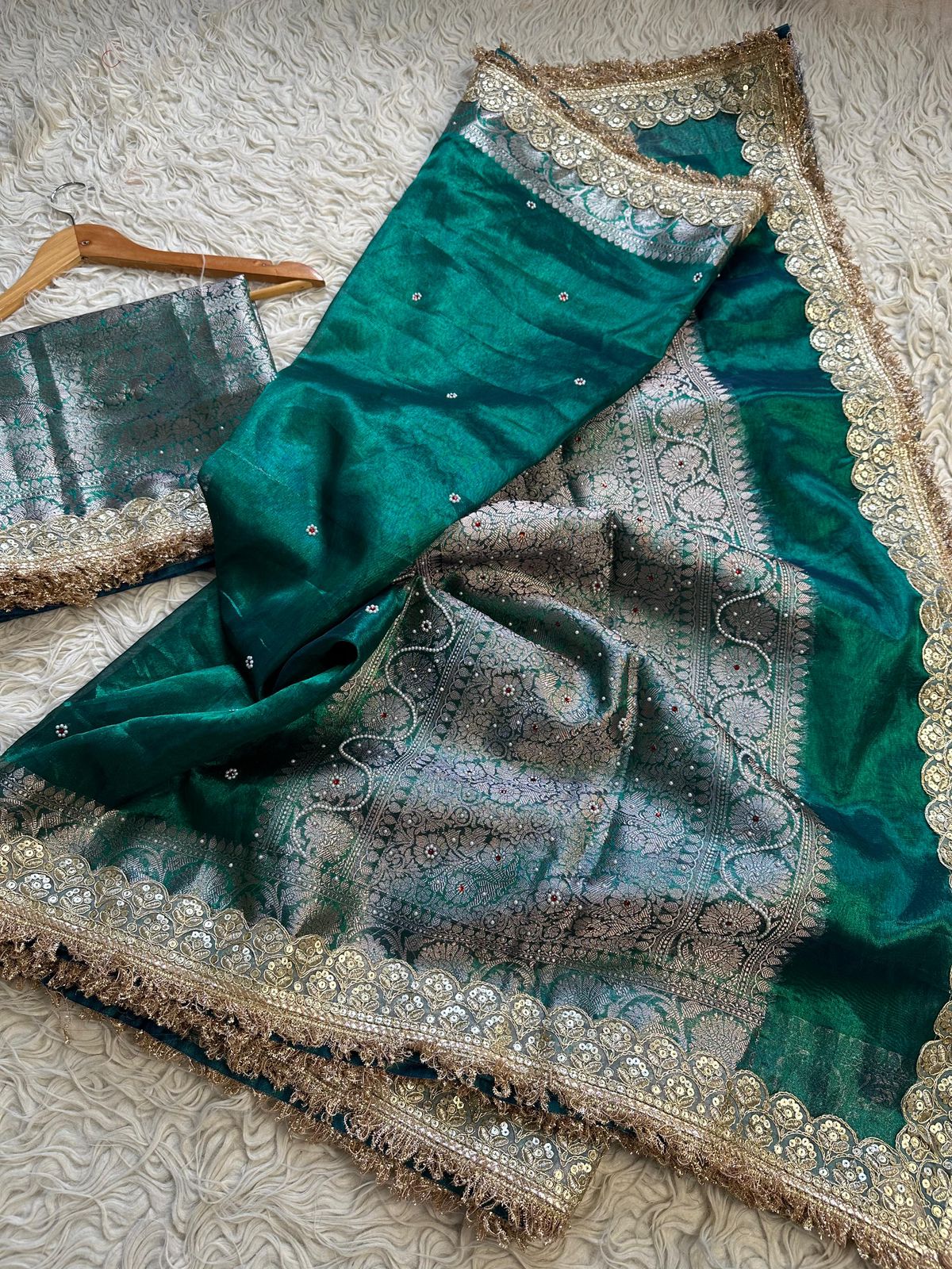 Banarasi Maharani Tissue Saree
