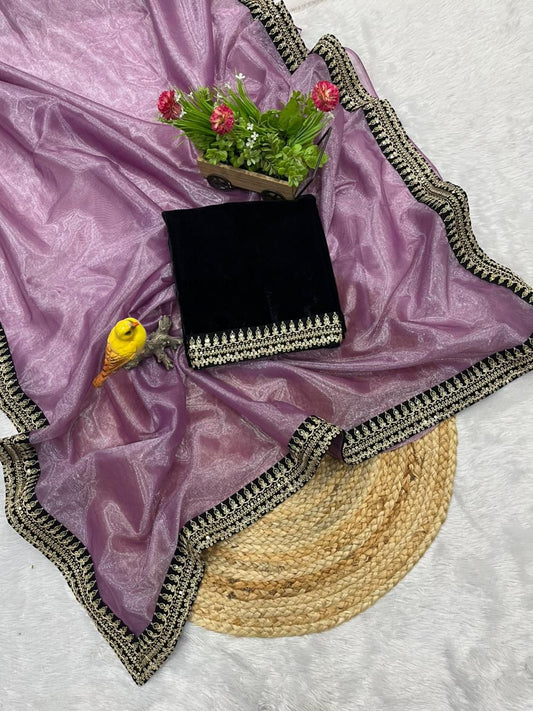 Soft Twill Net Saree