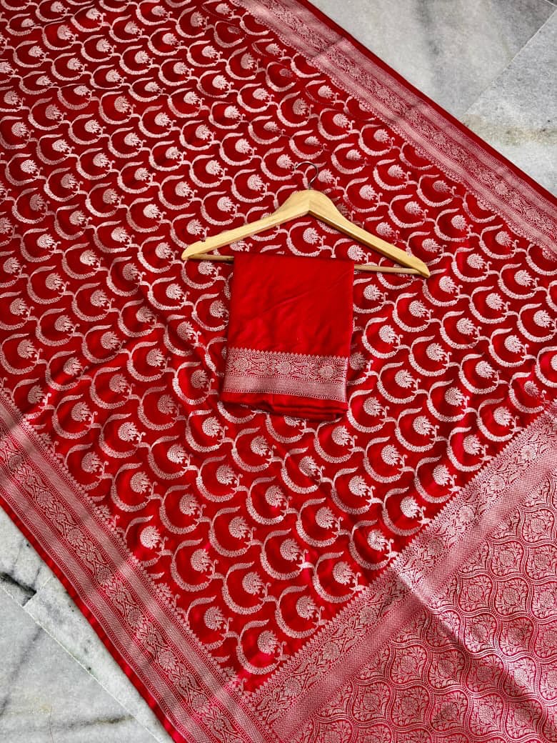 BANARASI SOFT MASHRU KATAN SILK SAREE