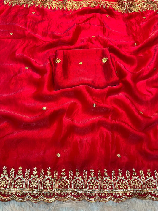 Soft Shiny Pixel Crushed Space Silk