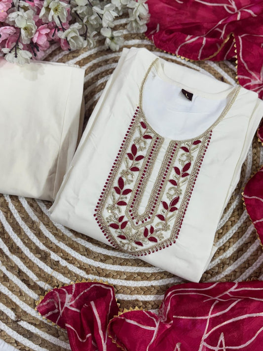 Goergeous Embroidery 3 Piece Set