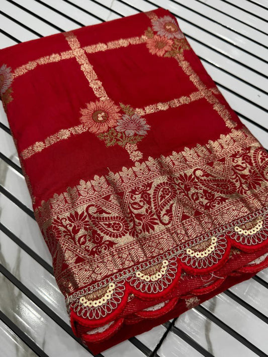 Pure Soft Russian Silk Saree