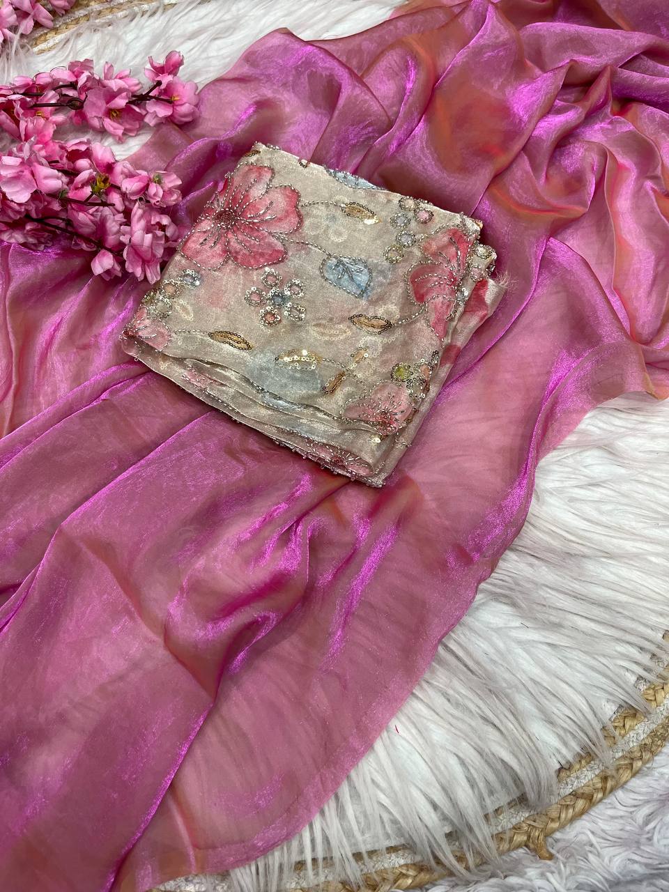 Space Silk Saree