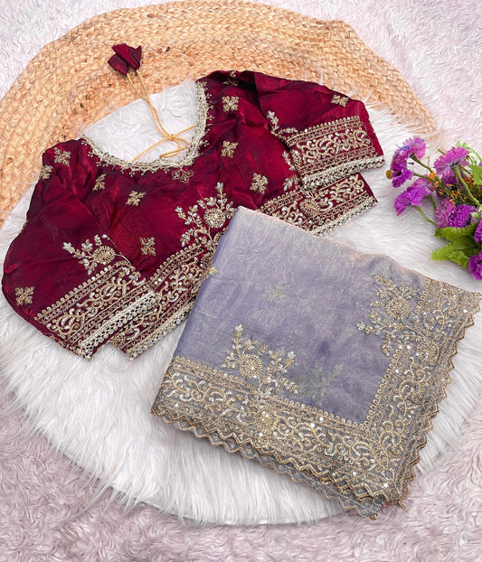 Pure Soft Sattin Silk Saree
