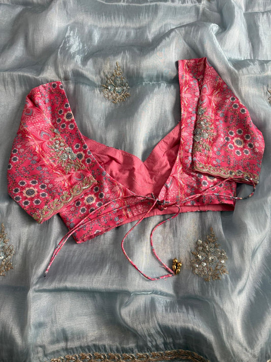 Premium tissue silk saree