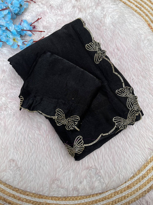 Fendi Chiffon Silk Saree