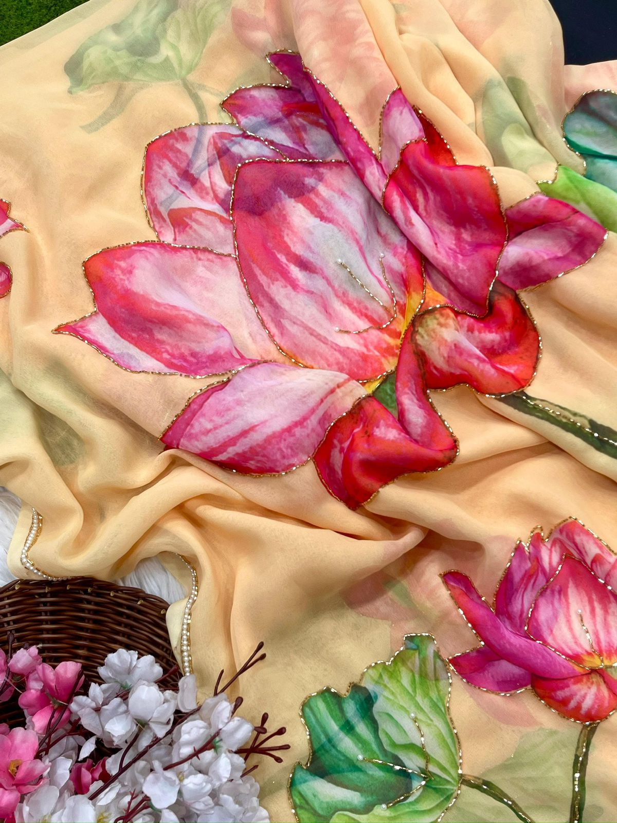 Georgette Fabric Saree