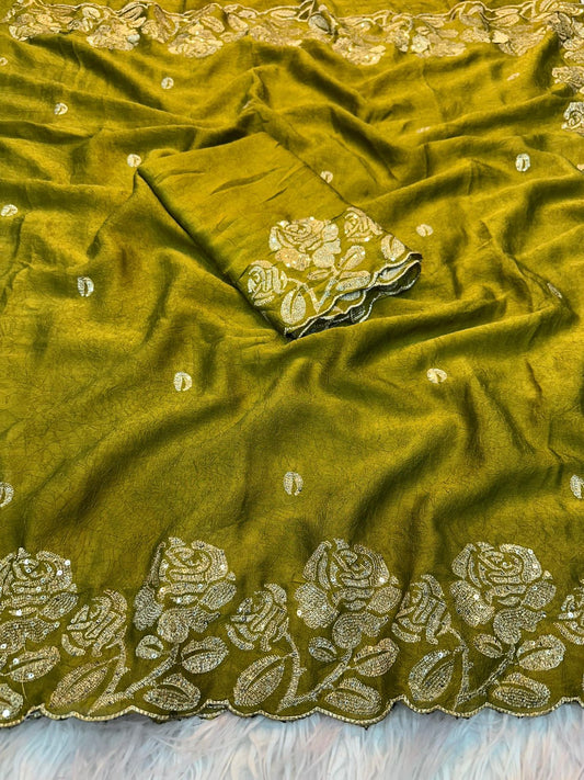 Soft Crush Silk Saree