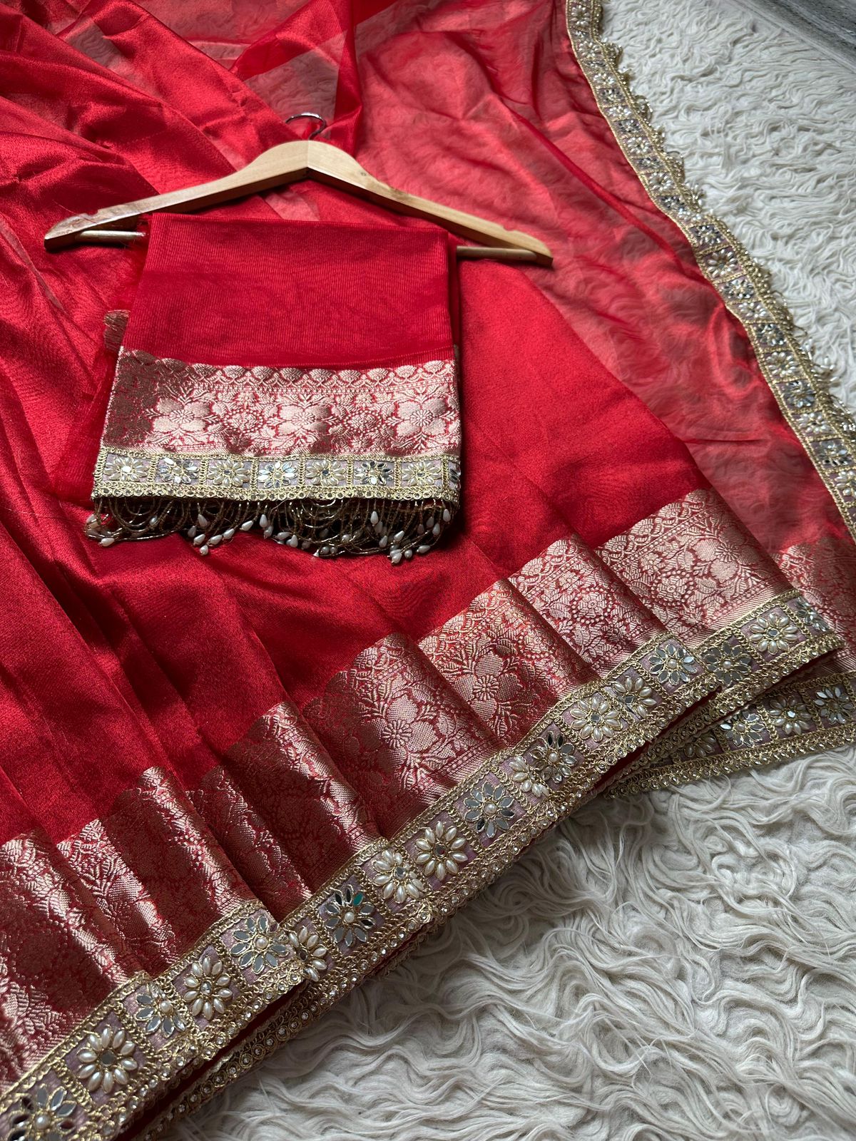 Premium Tissue Maharani Silk Saree