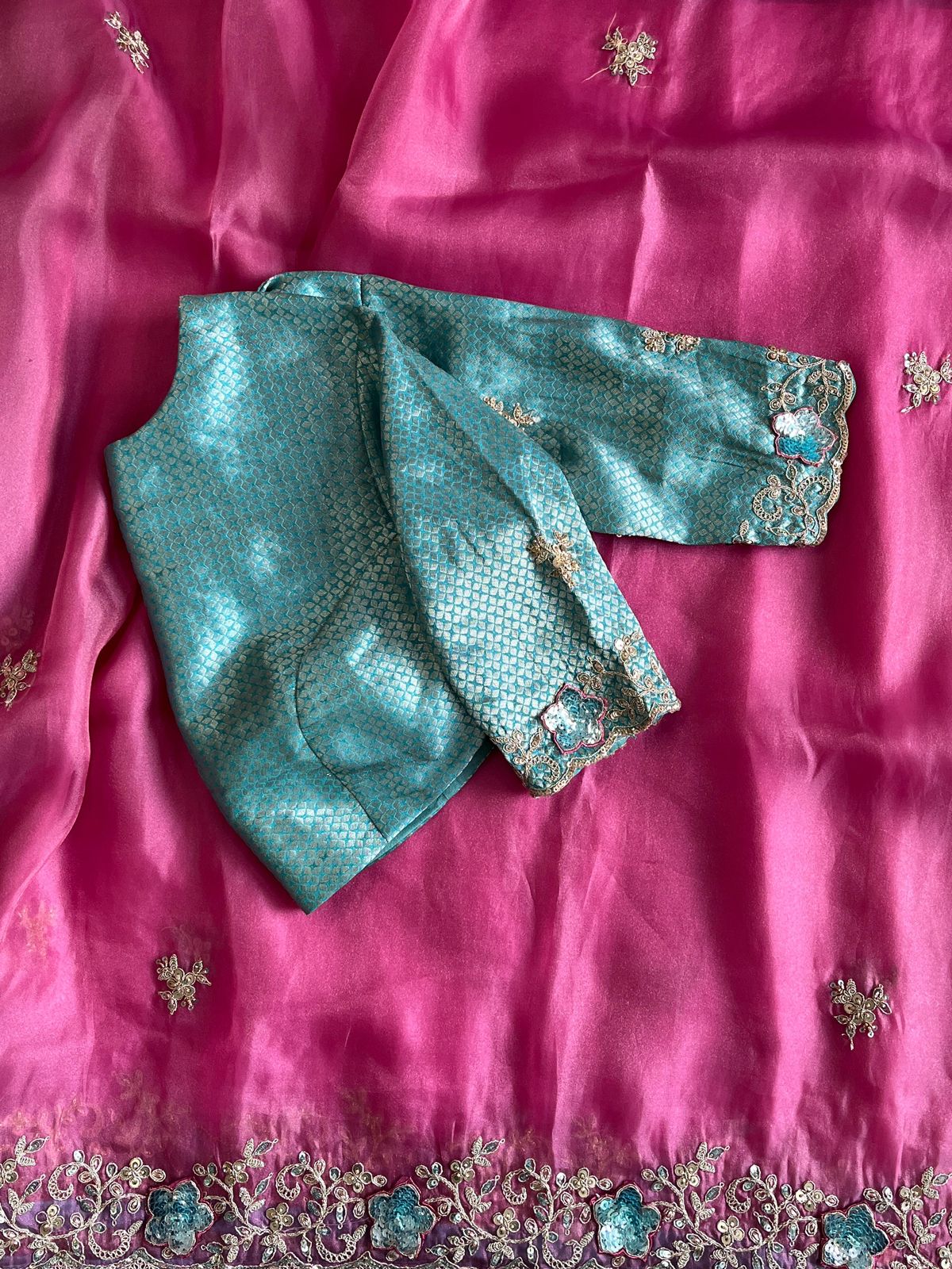 Premium space silk saree