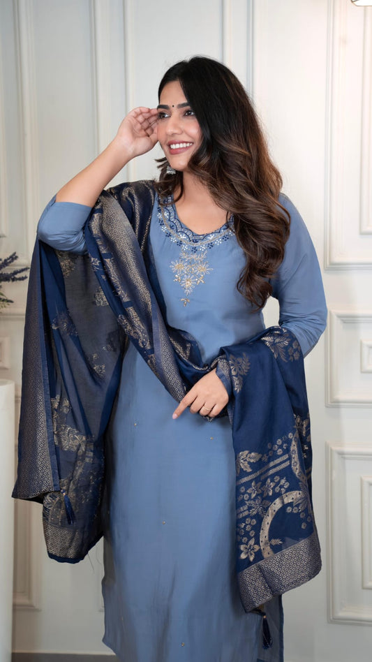 Kurti Pant Dupatta Set