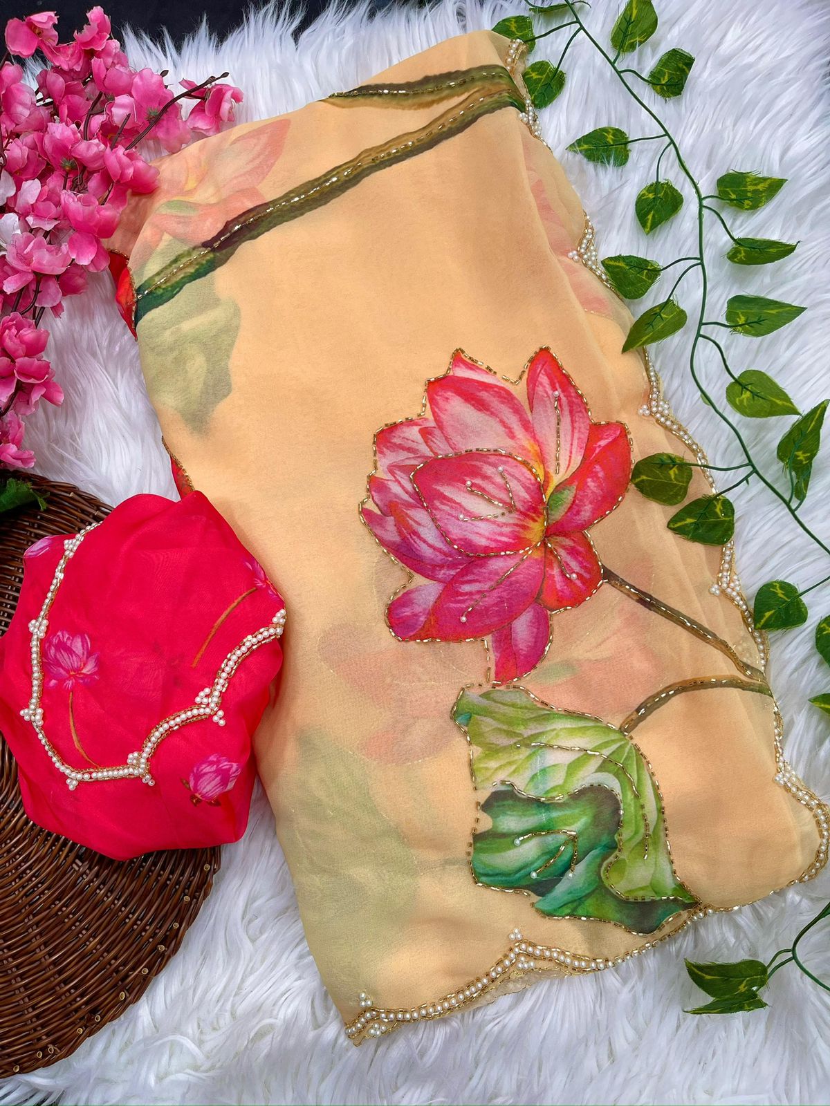 Georgette Fabric Saree