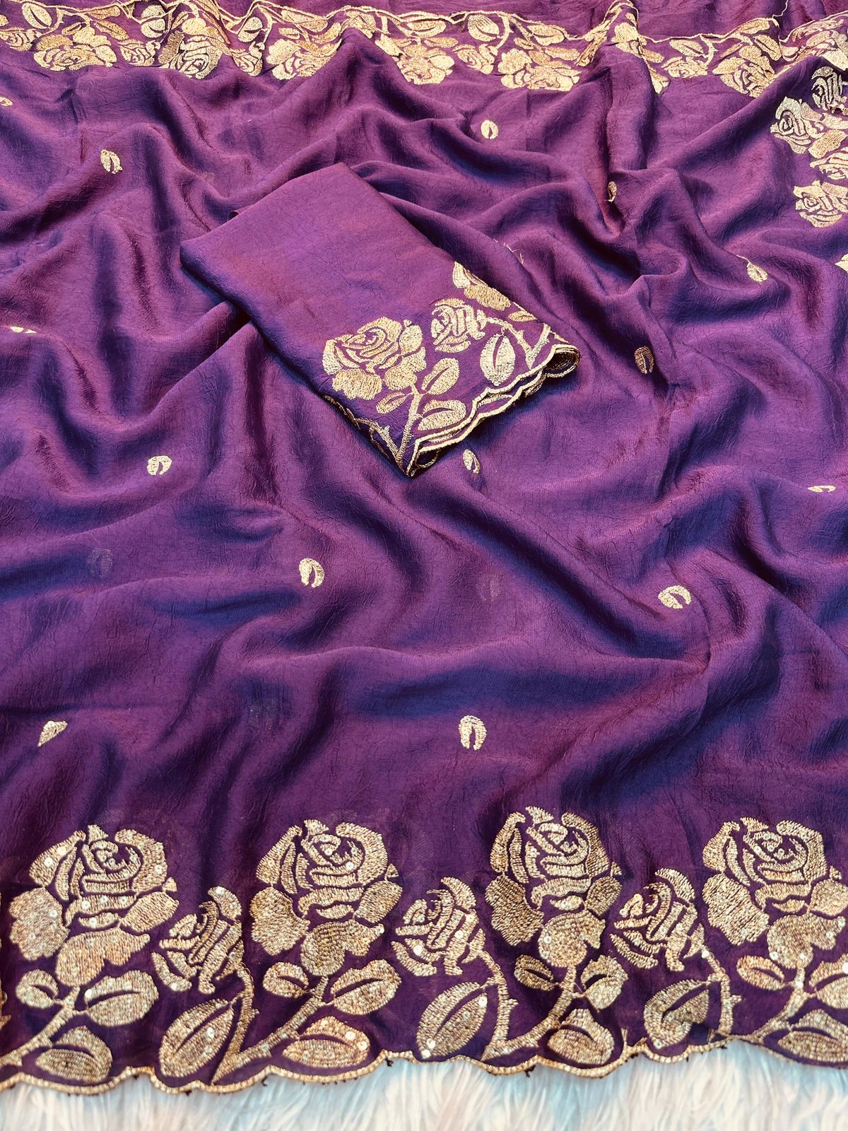 Soft Crush Silk Saree