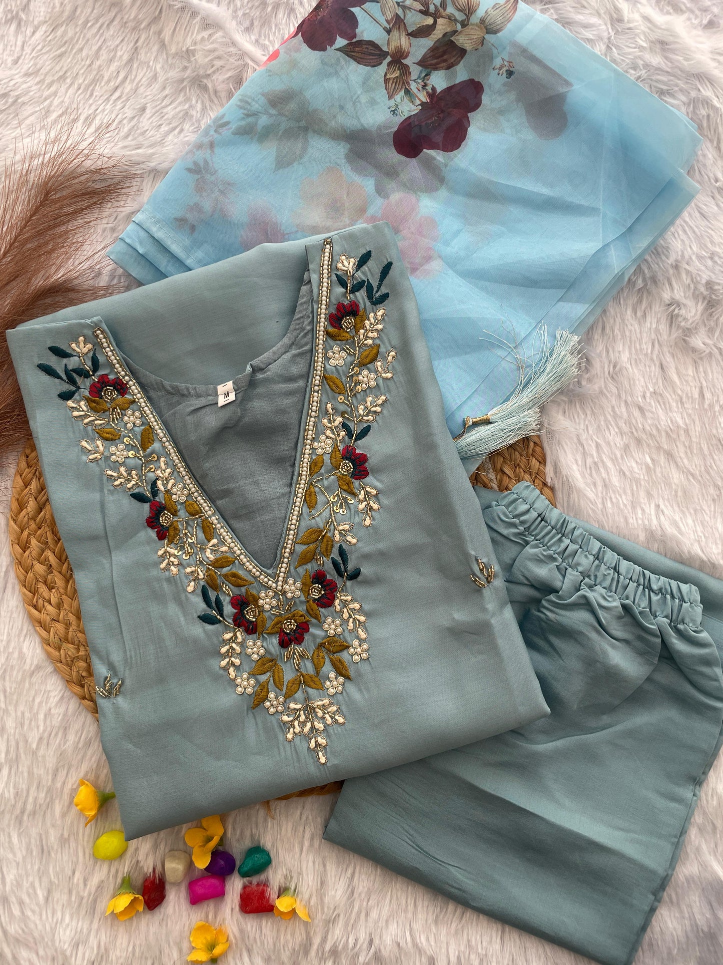 Kurti Pant Dupatta Set