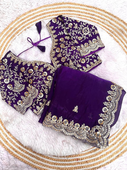 Fendy Satin Silk Saree