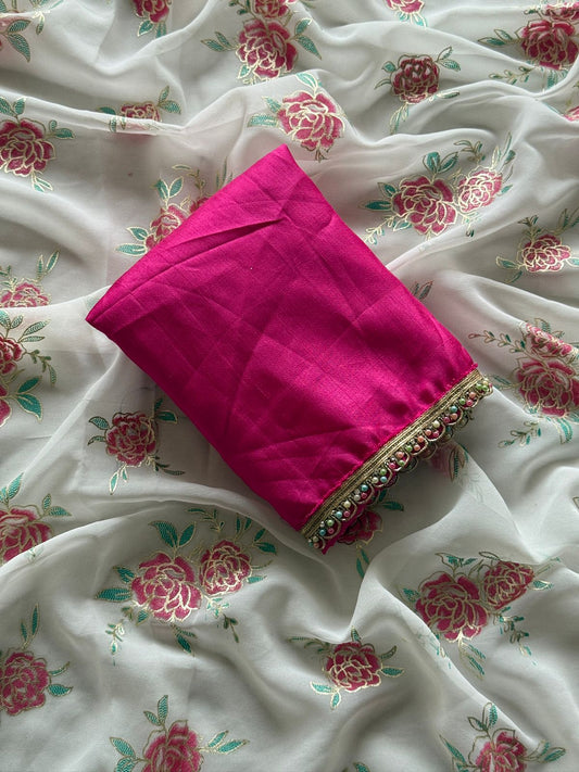 Soft Georgette Fabric Saree