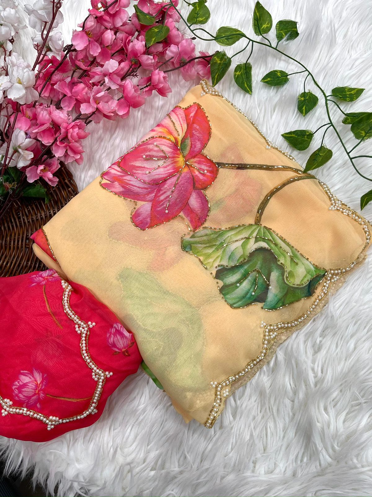 Georgette Fabric Saree