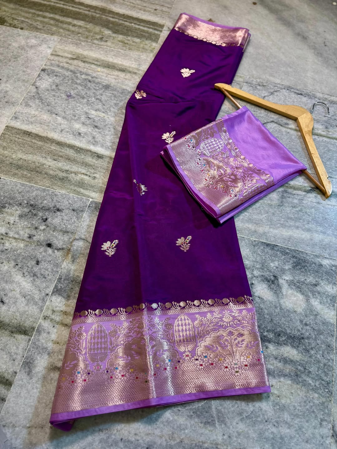 Banarasi katan silk saree