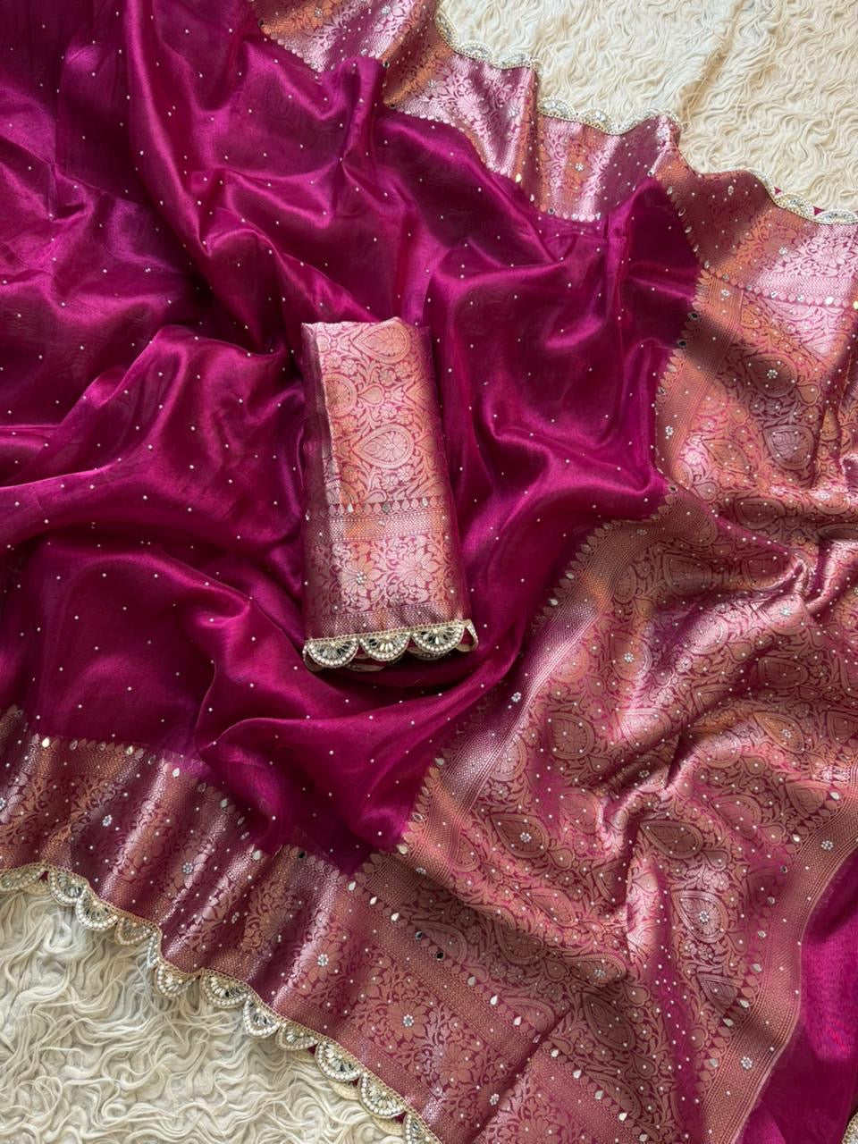 Banarasi tissue saree