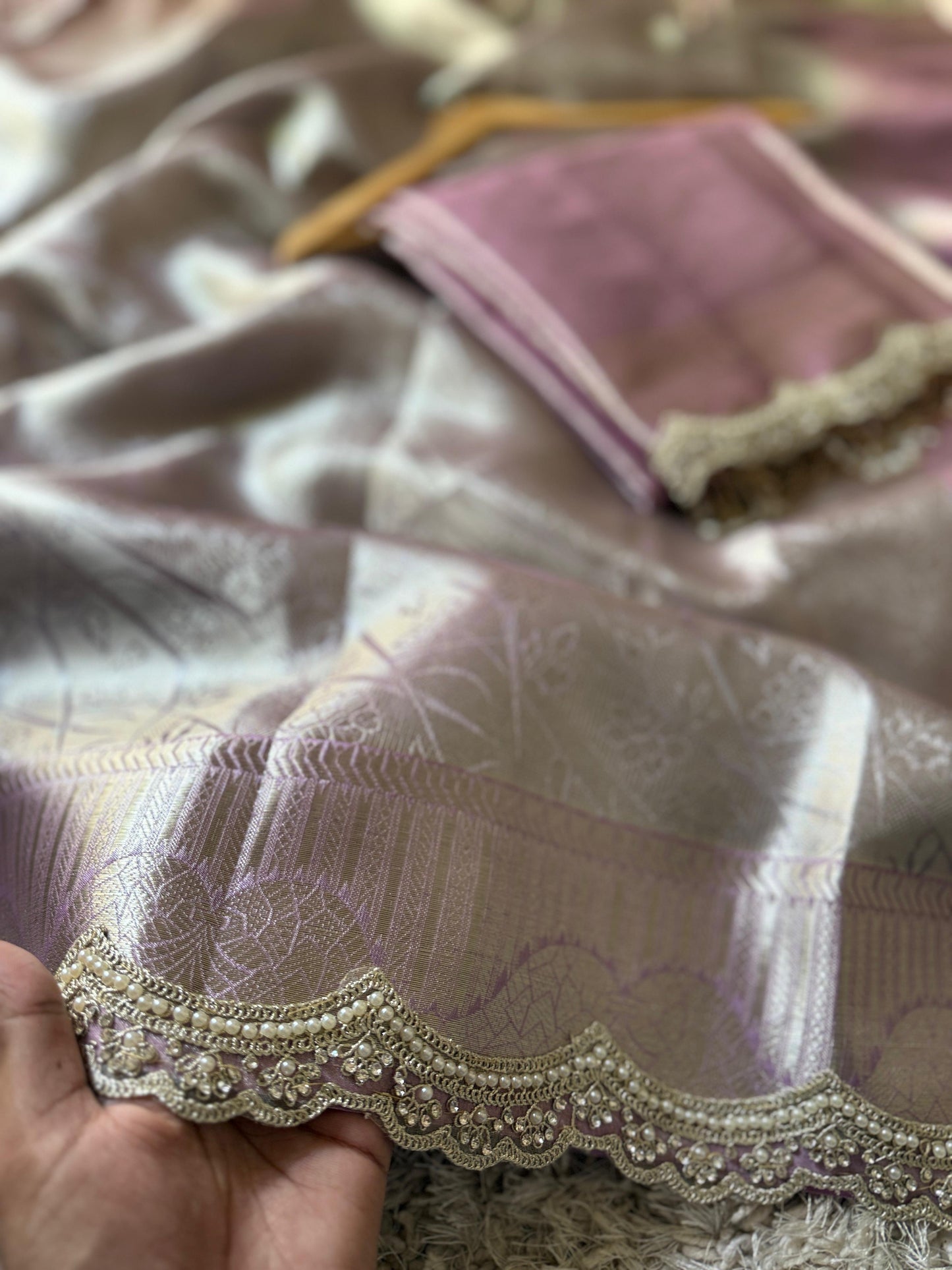Kanjivaram bridal Waskat Banarasi Silk Saree