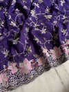 Crush fabric saree