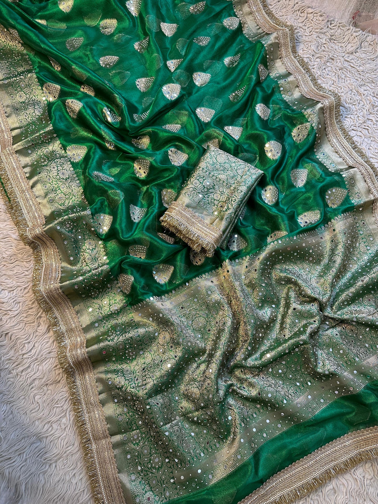 Banarasi maharani tissue saree