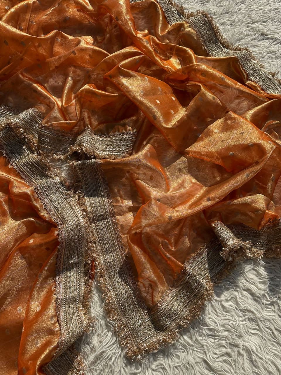 Banarasi tissue organza saree