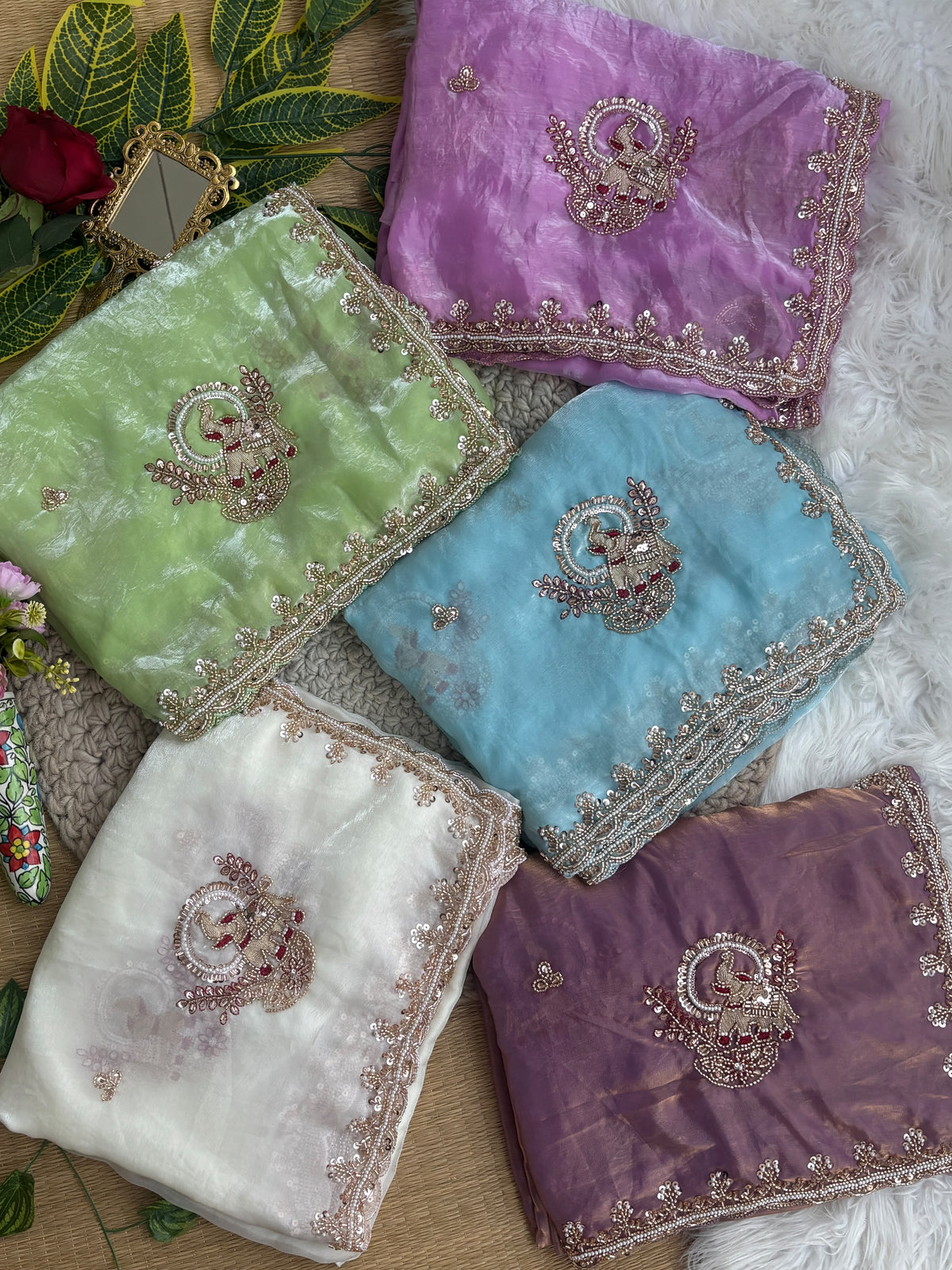 Very soft elegant nd rich look sartin saree