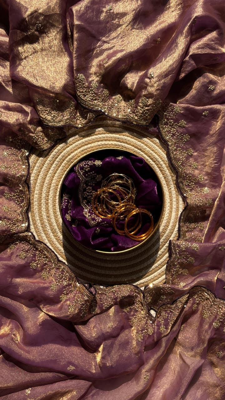 Satin silk saree